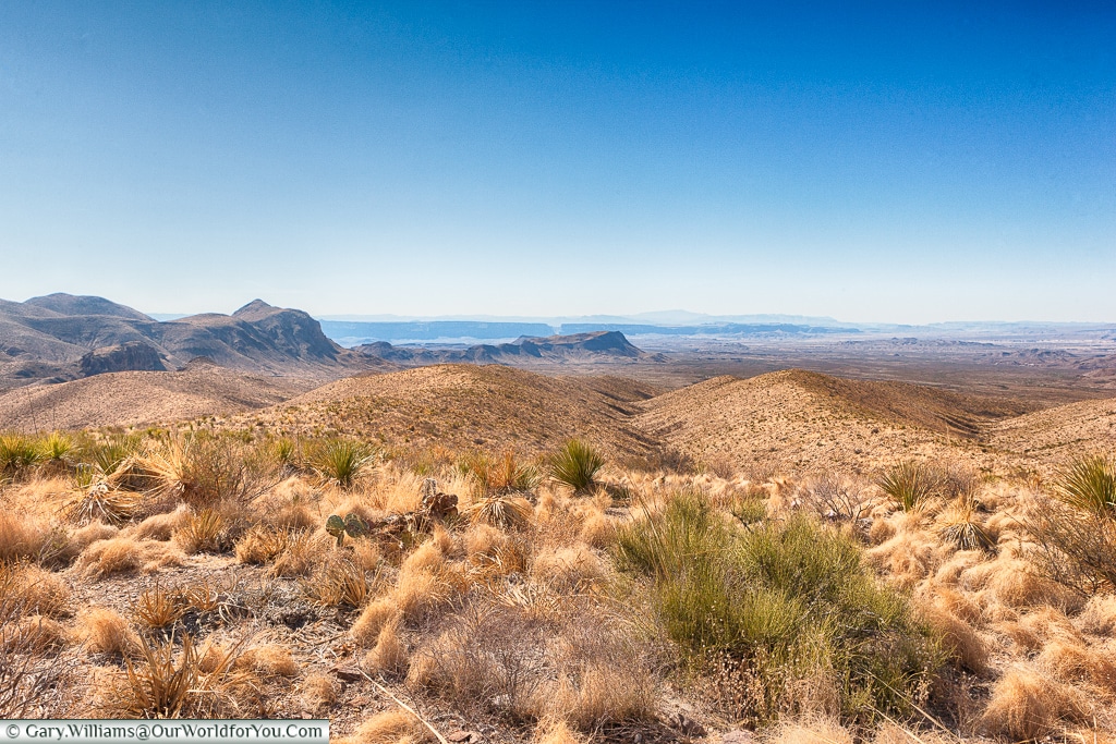 The landscape of Big Bend NP, Texas, USA