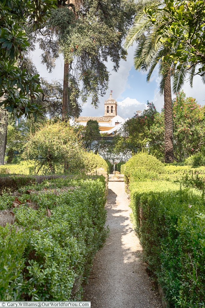 A view of the gardens, Palacio de Viana, Córdoba, Spain