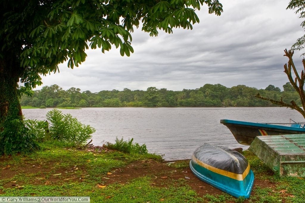 The lagoon at Tortuguero.