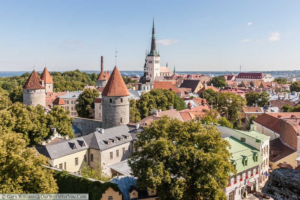 Patkuli viewing platform - one of the best views of Old Tallinn.