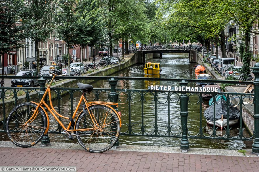 Pieter Goemansbrug, A bridge over the Leidsegracht, Amsterdam, The Netherlands