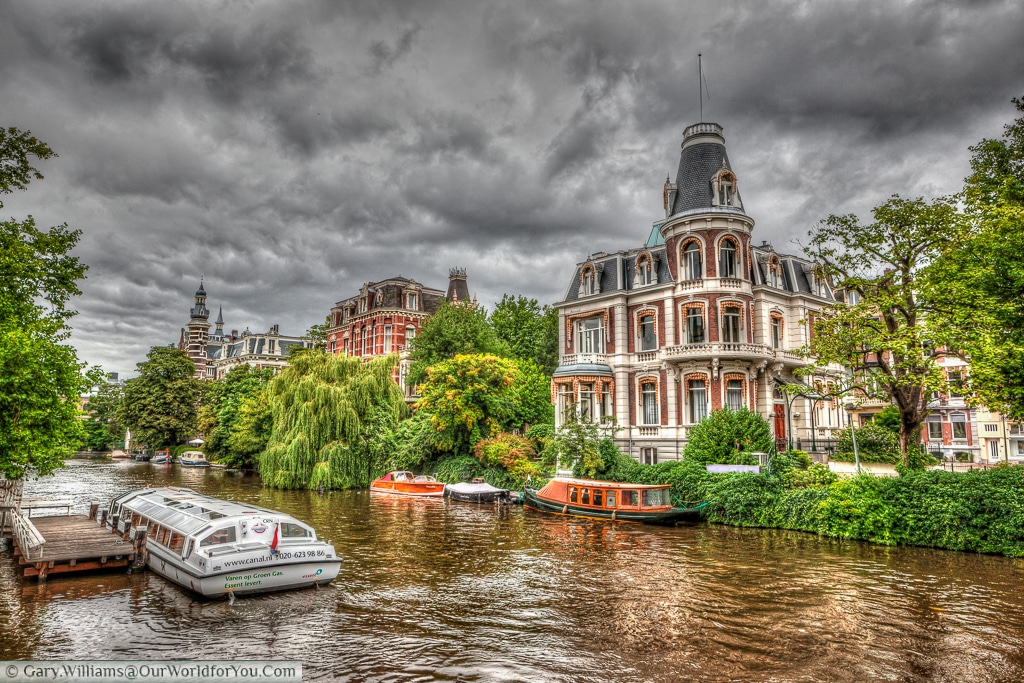 Singel Canal - Singelgracht, Amsterdam, The Netherlands
