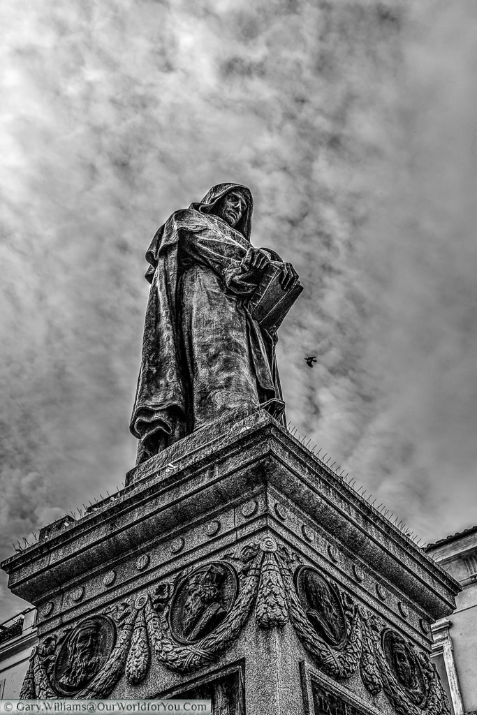 Statue of Giordano Bruno, Rome, Italy