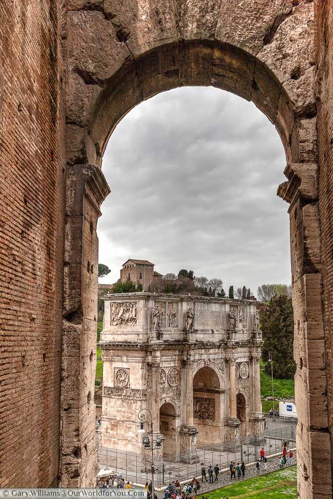 The Arch of Constantine, Rome, Italy