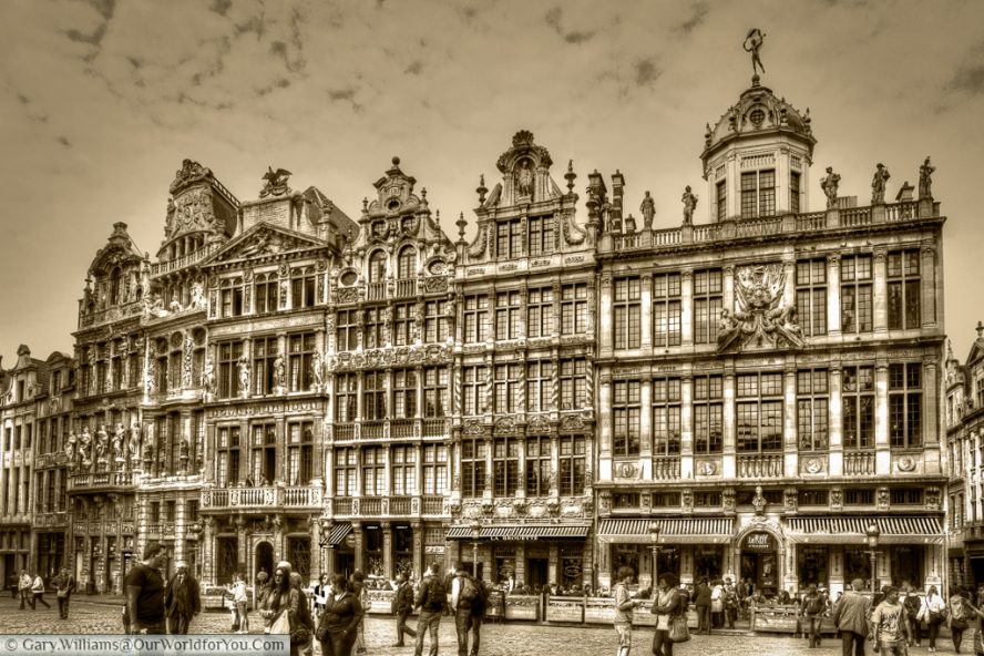The Grand Place - North-East corner, Brussels, Belgium