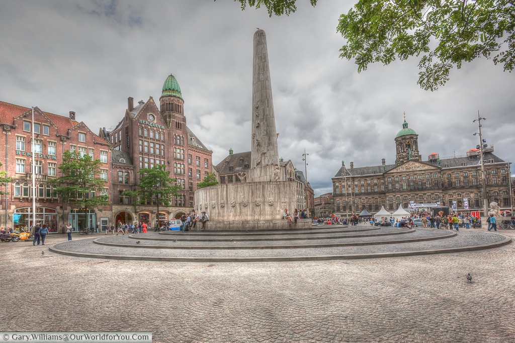 The National Monument on Dam square, Amsterdam, The Netherlands
