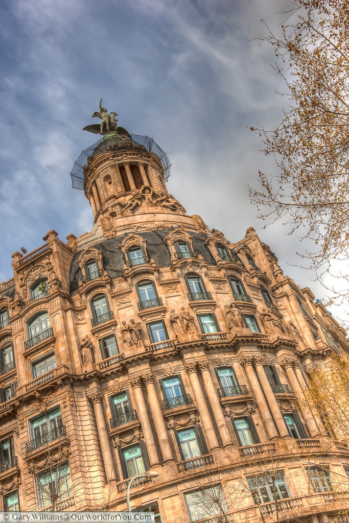 The Union and the Phoenix building on the Passeig de Gràcia, Barcelona, Spain