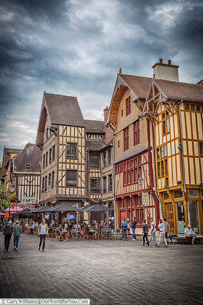 The town centre, Troyes, Champagne, Grand Est, France
