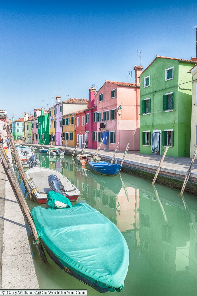 Canalside, Burano, Venice, Italy
