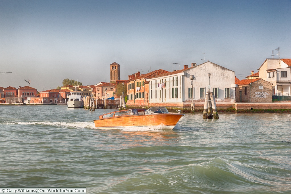 Leaving Murano, Venice, Italy