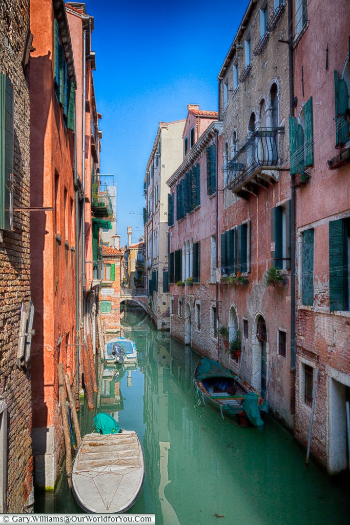 The maze of canals, Venice, Italy