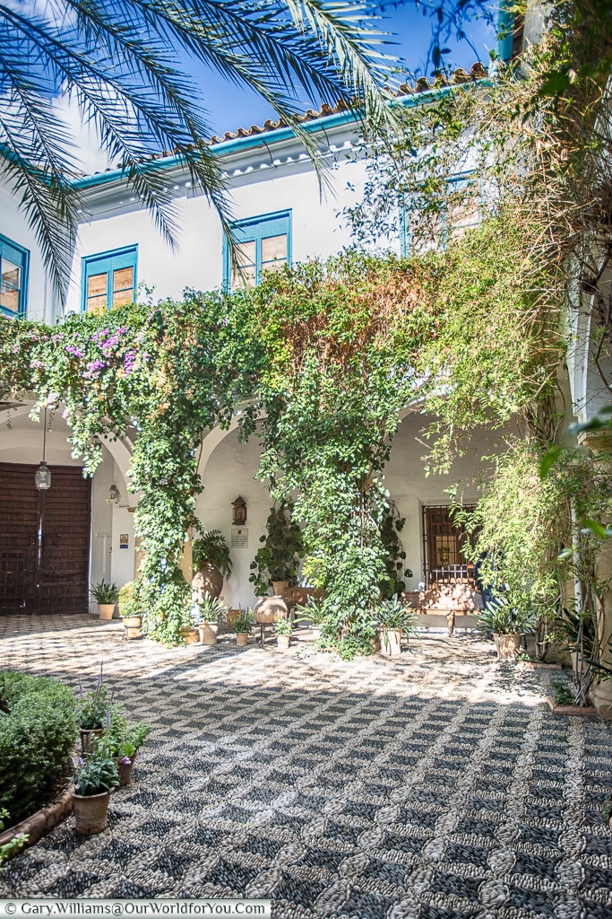 Inside the Reception Courtyard, Palacio de Viana, Córdoba, Spain