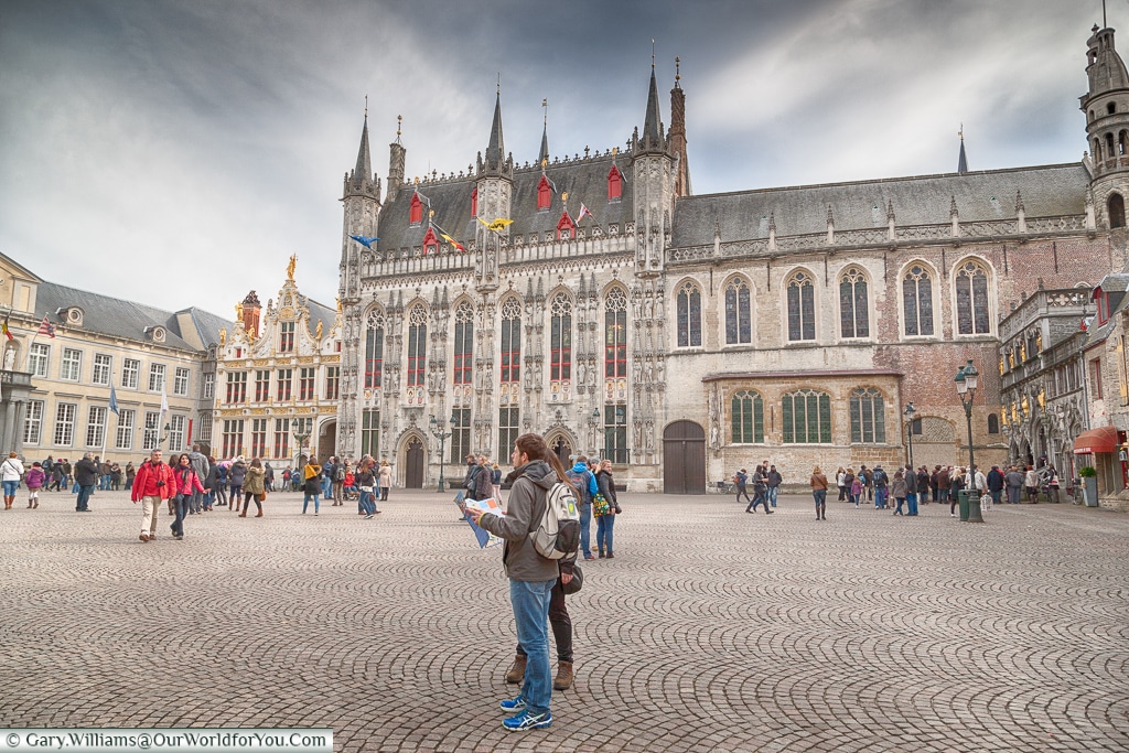 The Burg square, Bruges, Belgium