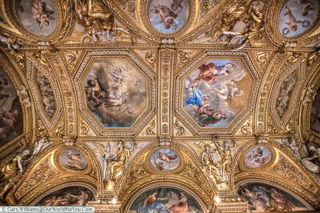Inside the Louvre, Paris, France