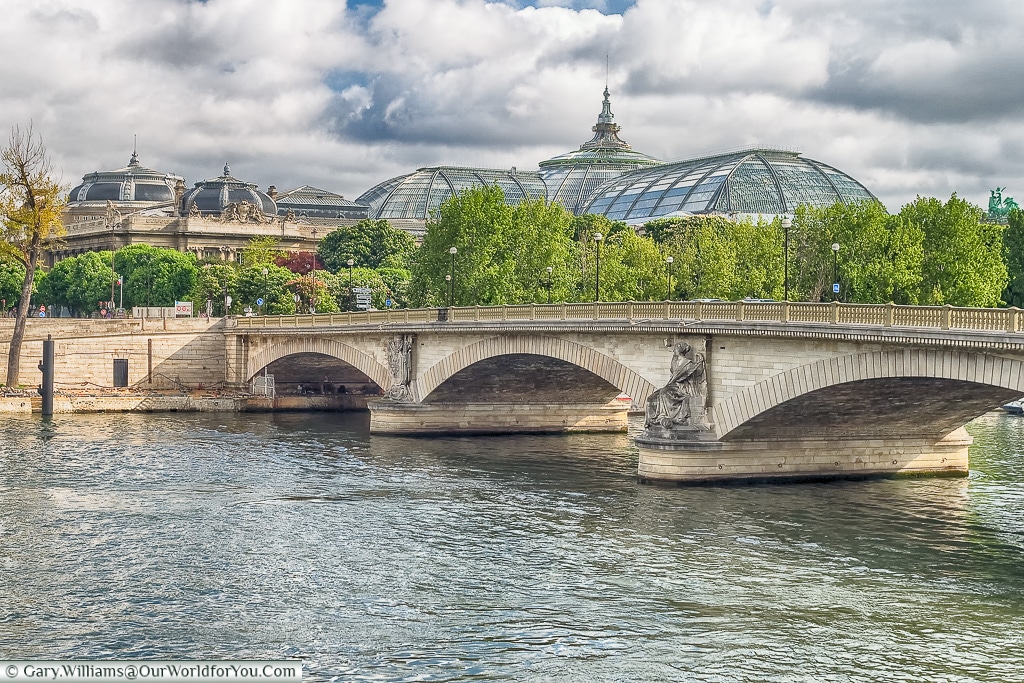 Pont des Invalides, with the Grand Palais in the background, Paris