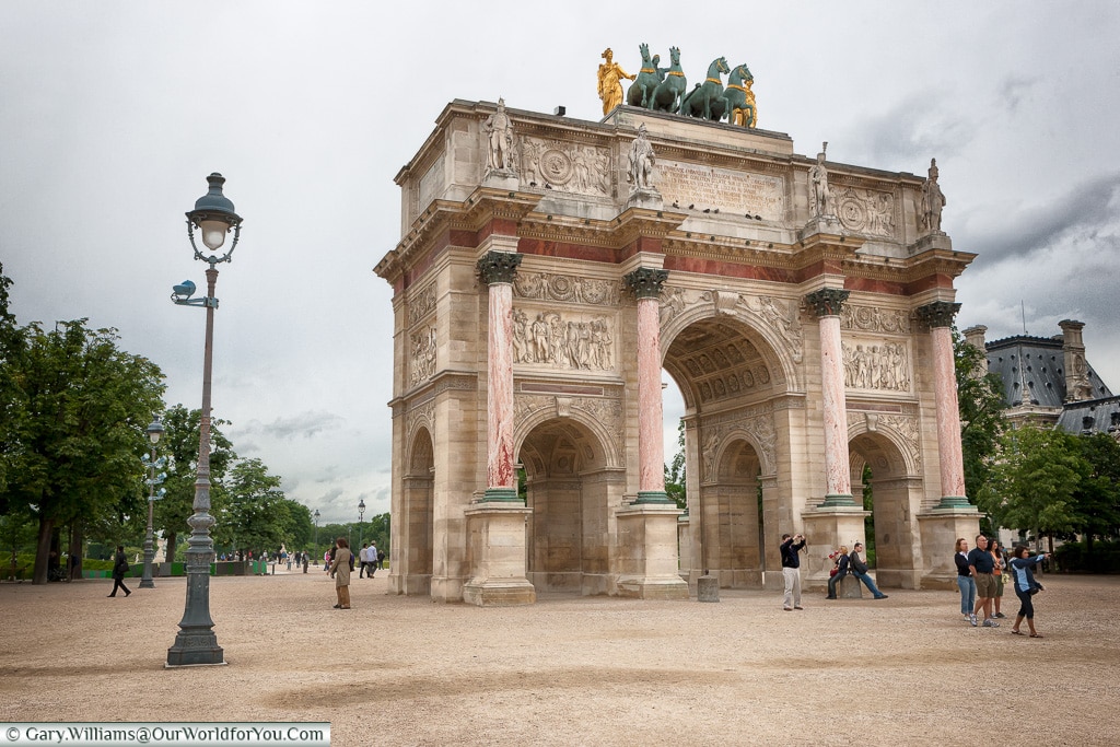 The Arc de Triomphe du Carrousel, Paris, France