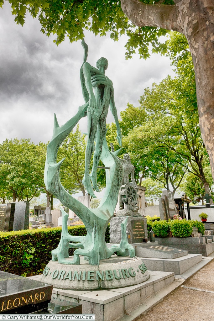 There are some impressive monuments in Père Lachaise Cemetery,