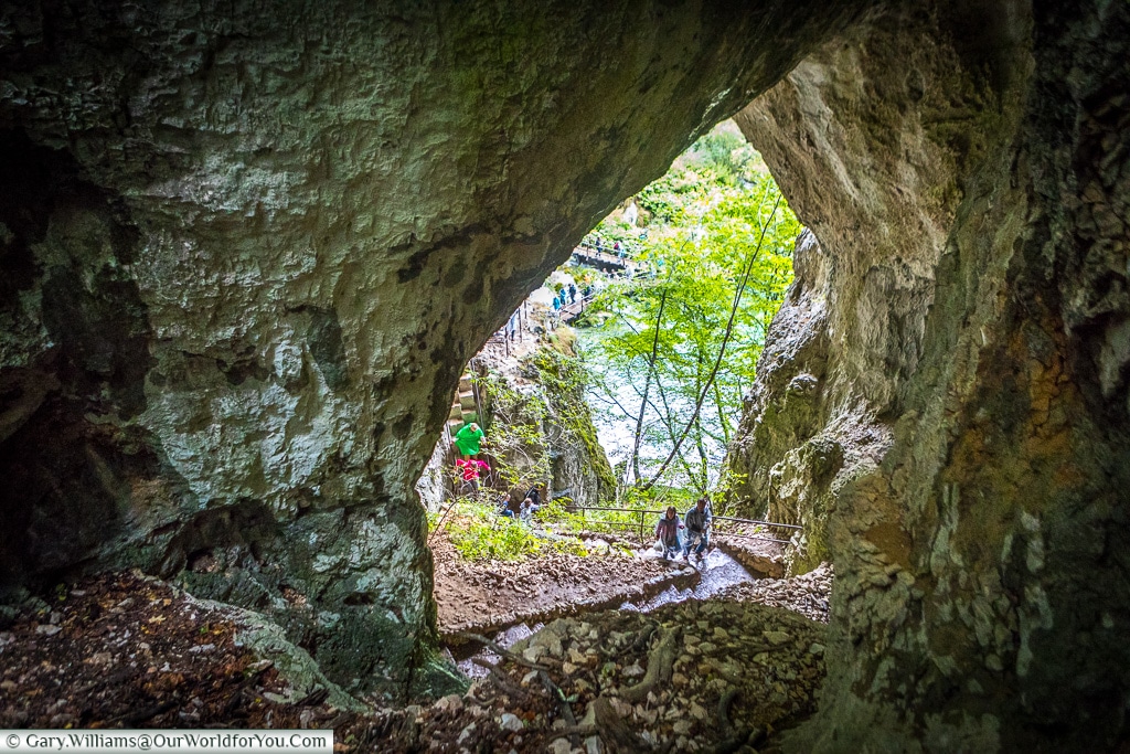 Inside the Bat Cave, Plitvice Lakes, Croatia
