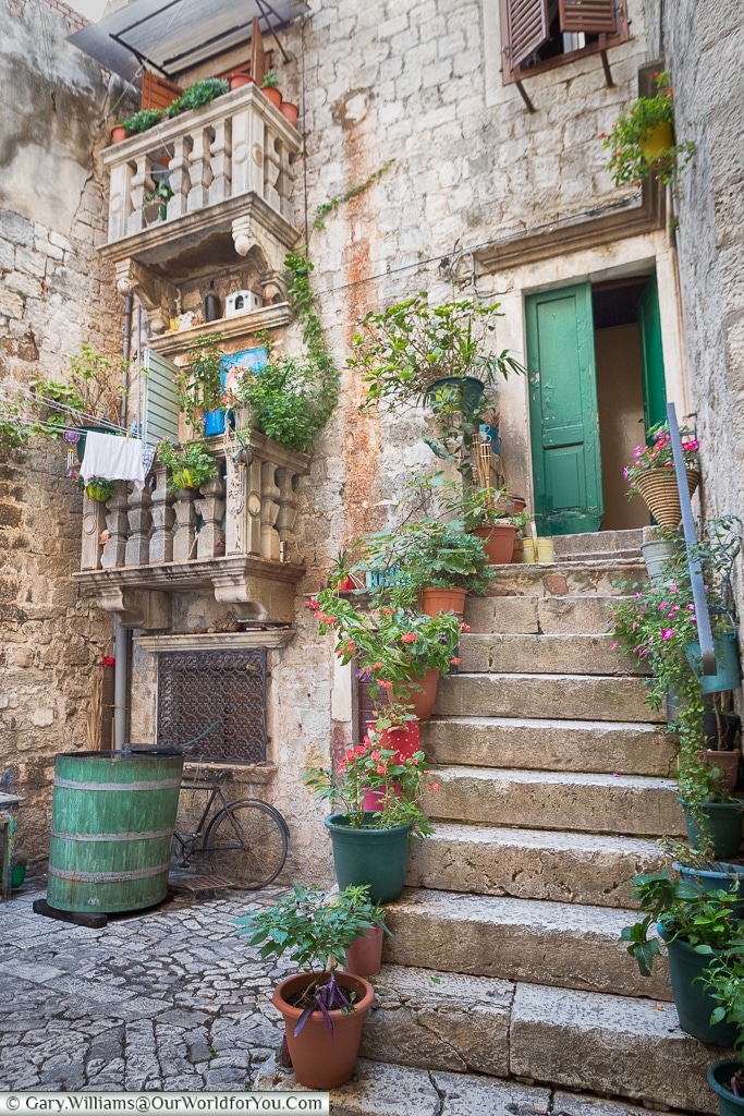 Quiet corner, Trogir, Croatia