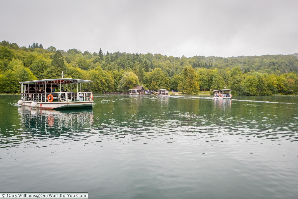 The short boat journey, Plitvice Lakes, Croatia