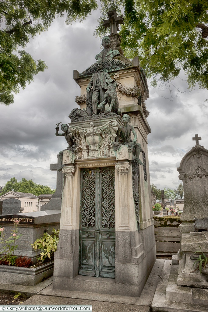 An Impressive Tomb, Père Lachaise Cemetery, Paris, France