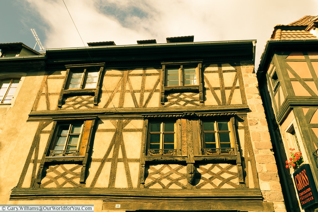 Half-Timbered History, Obernai, Alsace, France