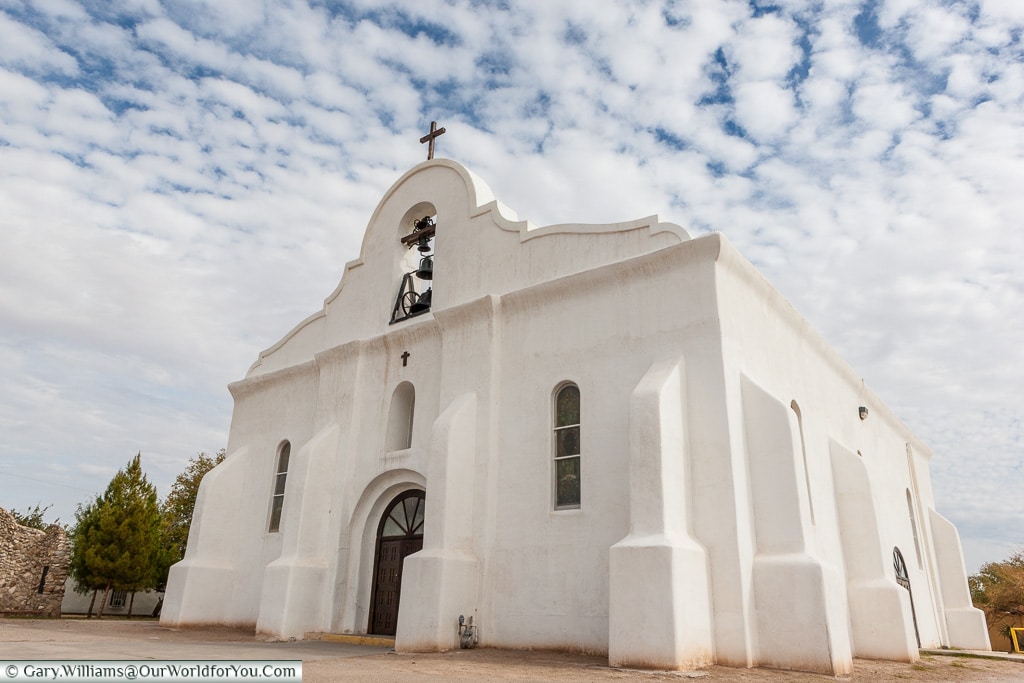 San Elizario Chapel, El Paso, Texas, America, USA