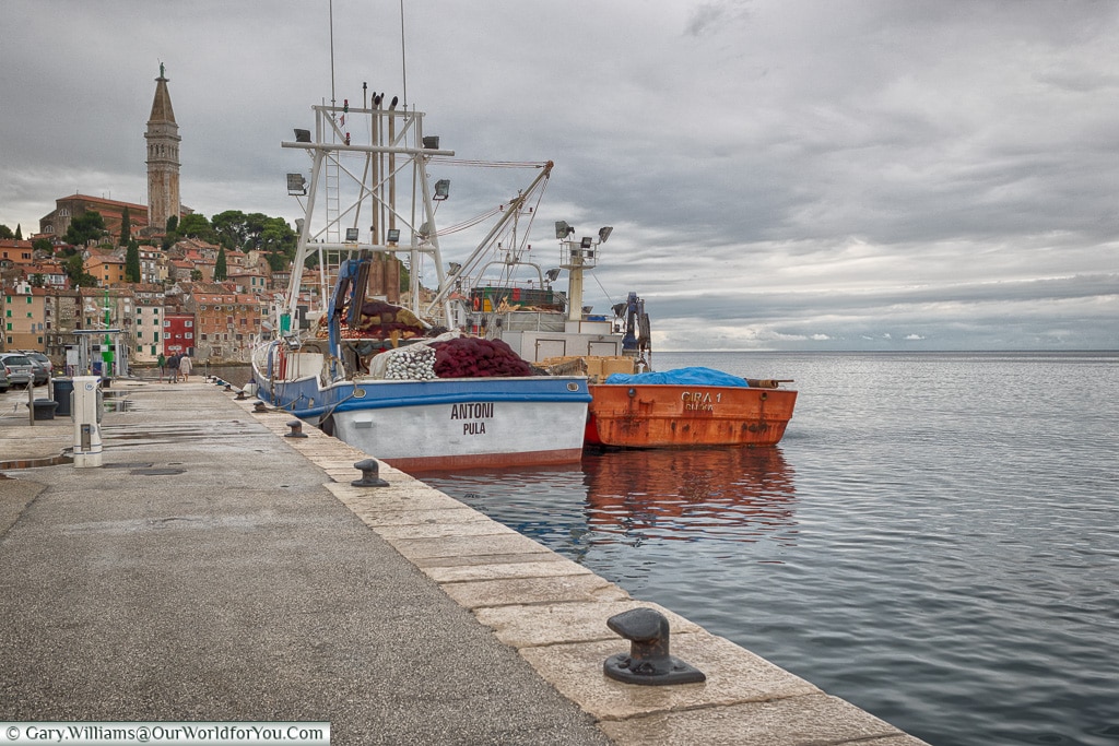 Still a working harbour, Rovinj, Croatia