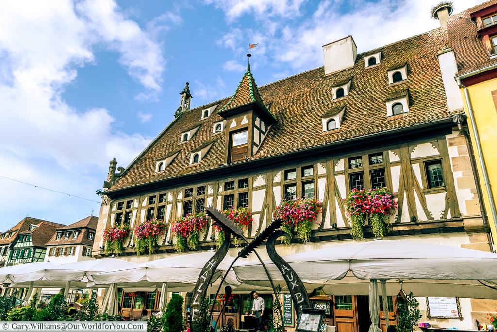 The Corn Exchange - Now a restaurant, Obernai, Alsace, France