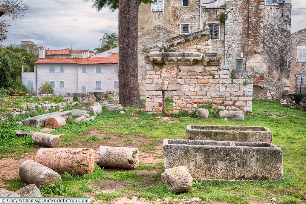 The Great Temple of Neptune, Poreč, Croatia