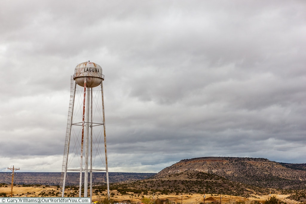 The Water Tower at Laguna, New Mexico, America, USA