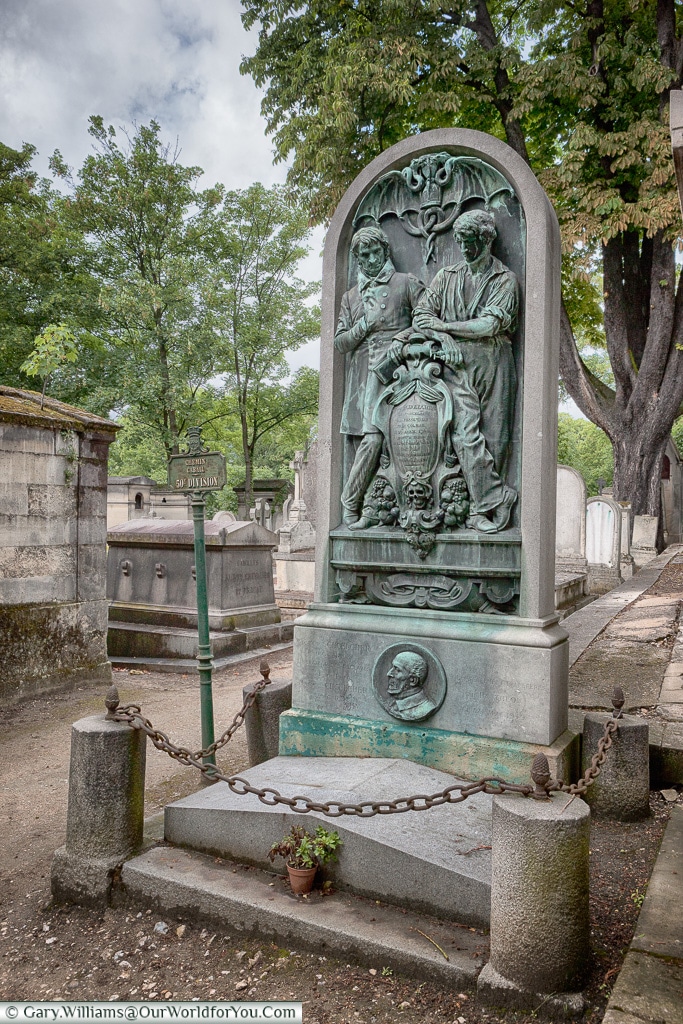 Victor Schœlcher's grave, Père Lachaise Cemetery, Paris, France