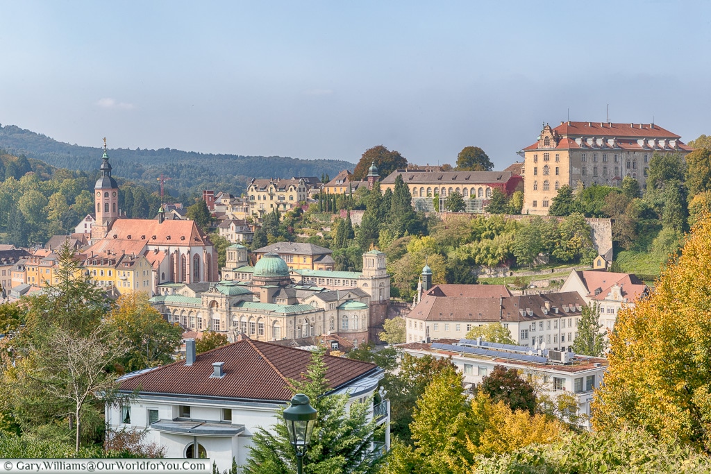 A view over Baden-Baden, Germany
