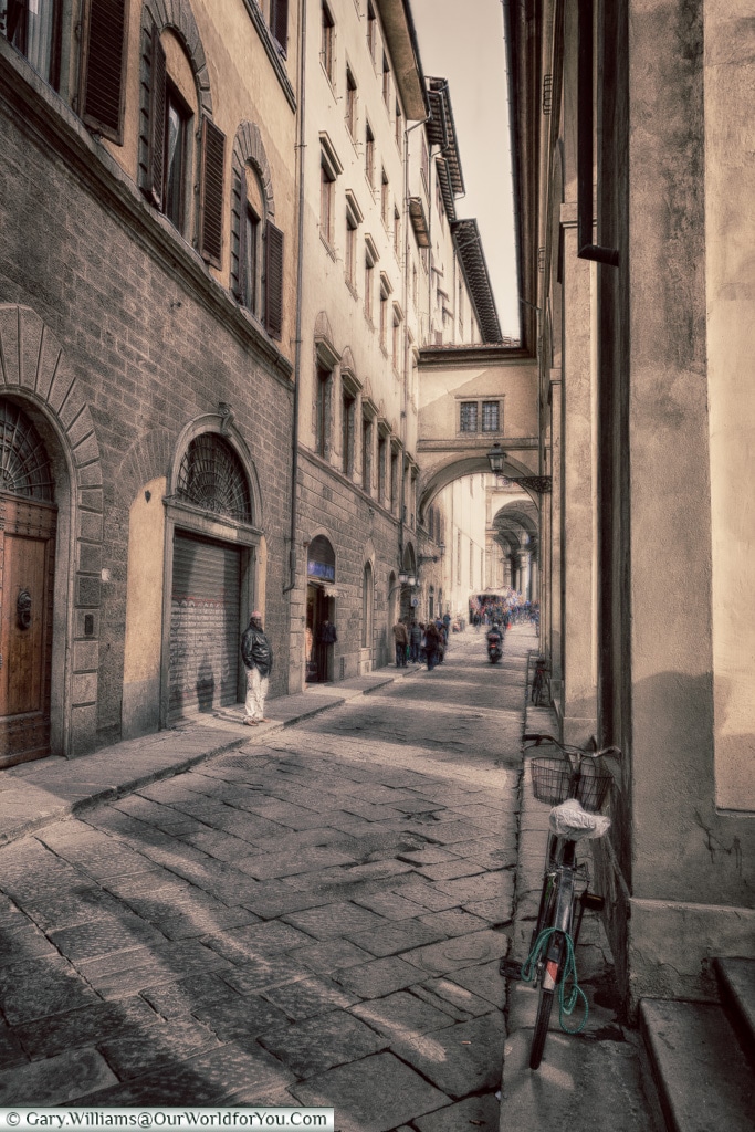 Historic lanes of Florence, Tuscany, Italy