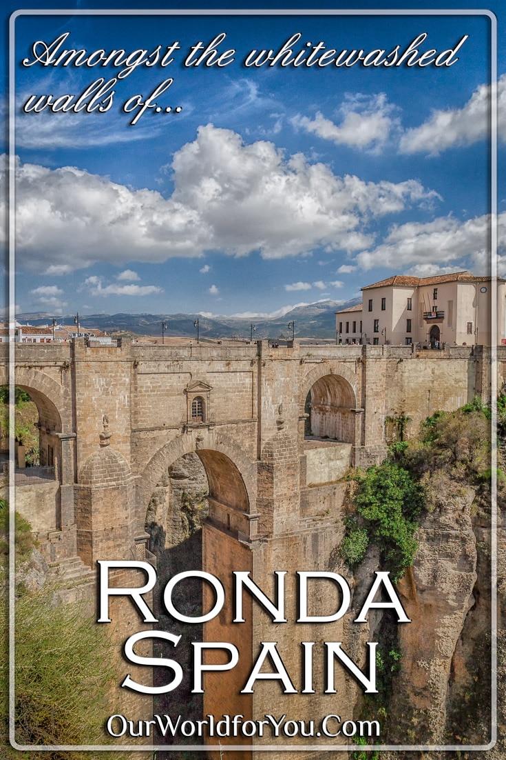 Amongst the whitewashed walls of Ronda, Spain