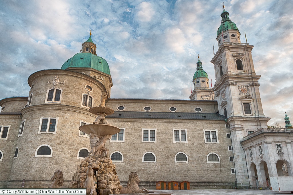 The Cathedral from Residenzplatz, Salzburg, Austria