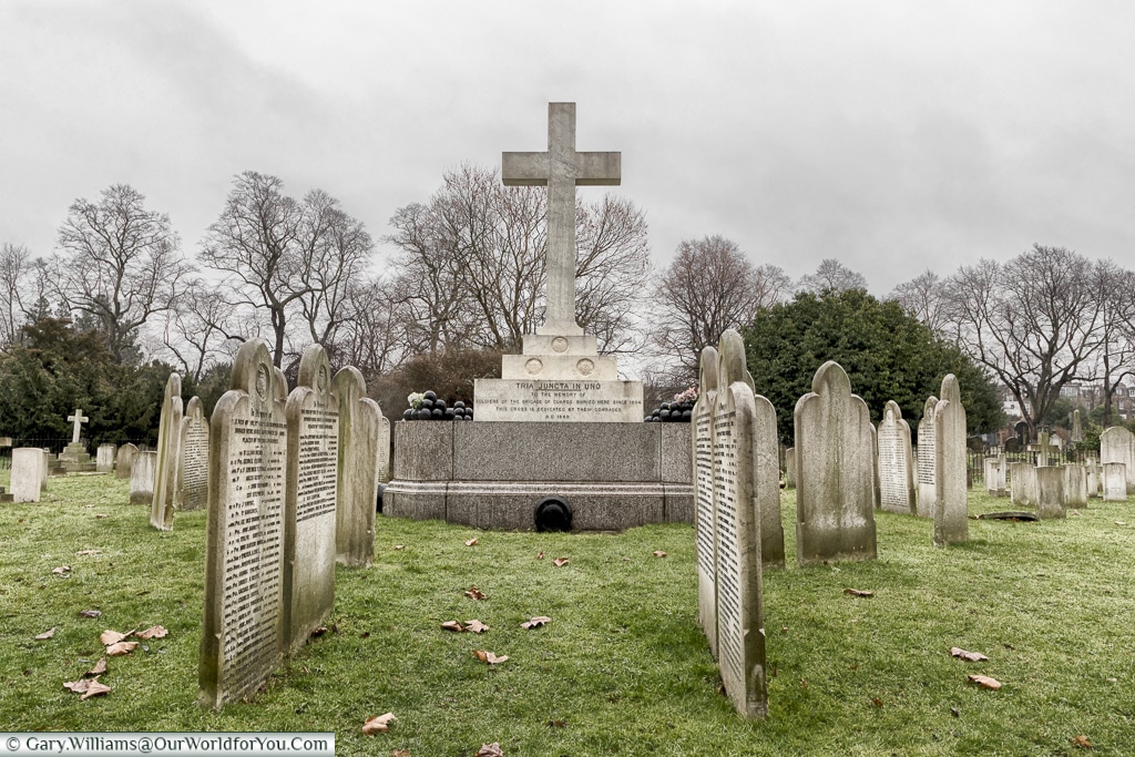 The military section, Brompton Cemetery, London, England, UK