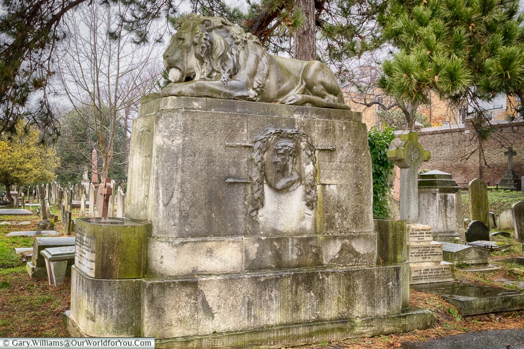 The tomb of Gentleman Jackson, Brompton Cemetery, London, England, UK