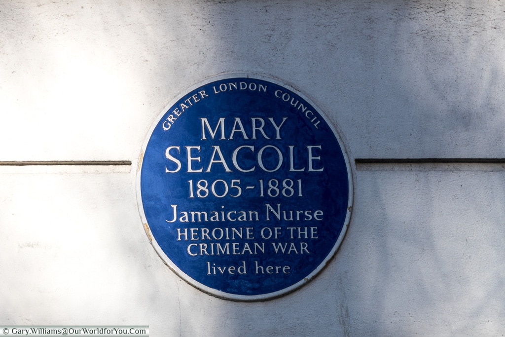 A heroine lost in time, but not forgotten, Blue Plaques, London, England