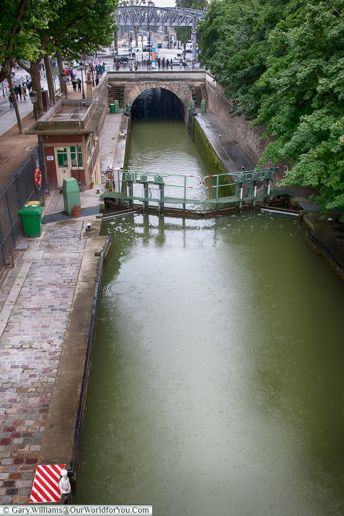 The Canal Saint Martin, Paris, France