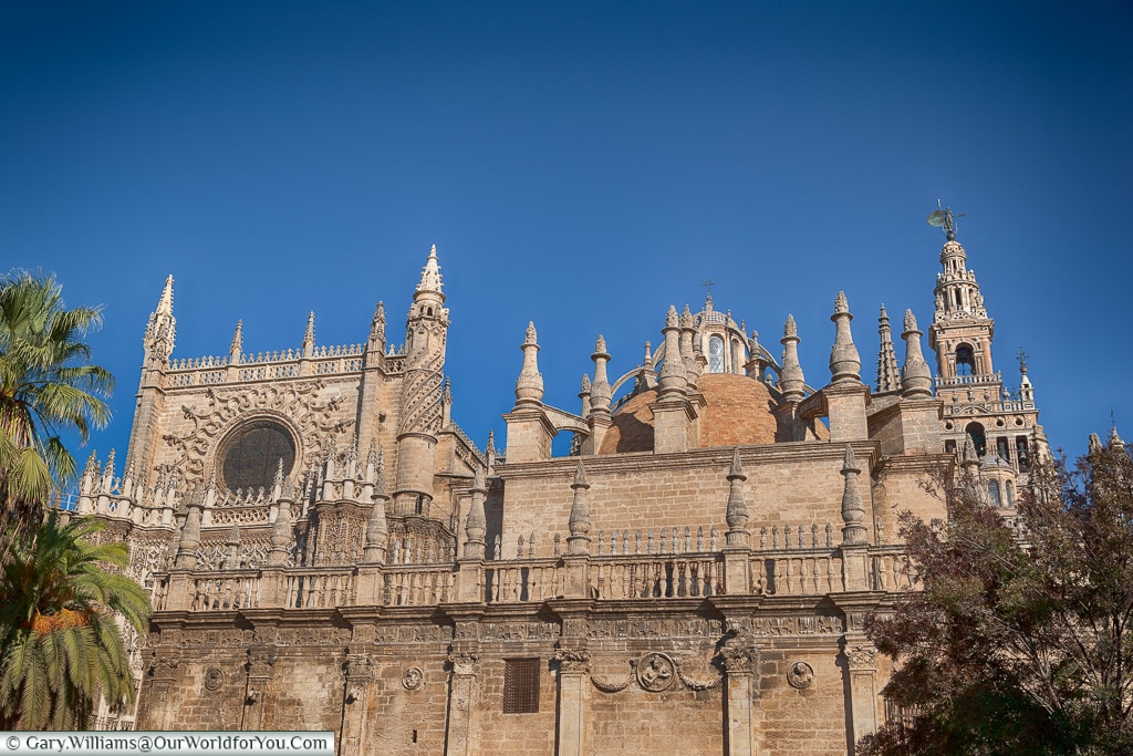 A view of the Cathedral, Seville Cathedral, Seville, Spain