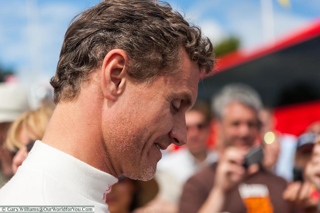 David Coulthard at the Goodwood Festival of Speed, UK