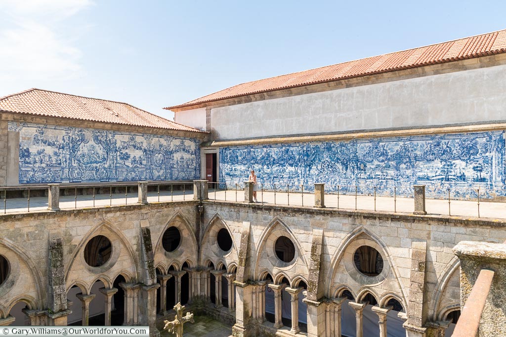Above the cloisters of the Cathedral, Porto, Portugal