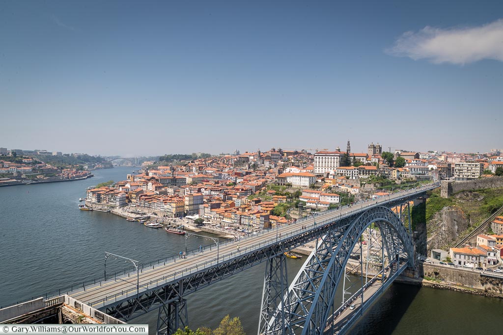 Looking over Porto from the best viewpoint, Portugal