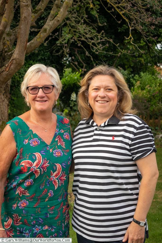 Mother and I before Wimbledon