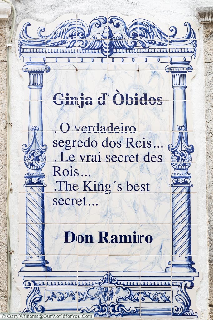 Ginja - The secret, Óbidos, Portugal