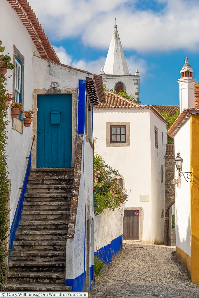 The back lanes of Óbidos, Portugal