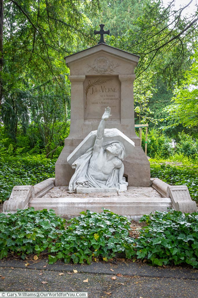 The grave of Jules Verne, Amiens, France