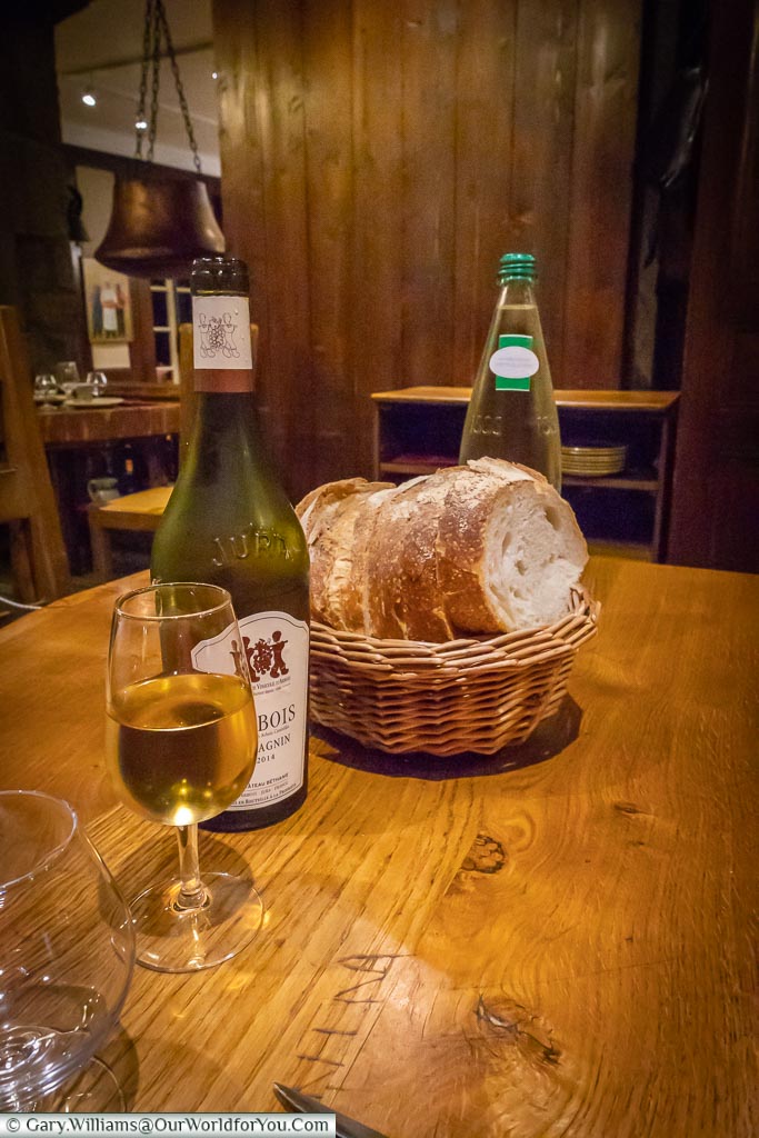 Wine & bread, Arbois, France