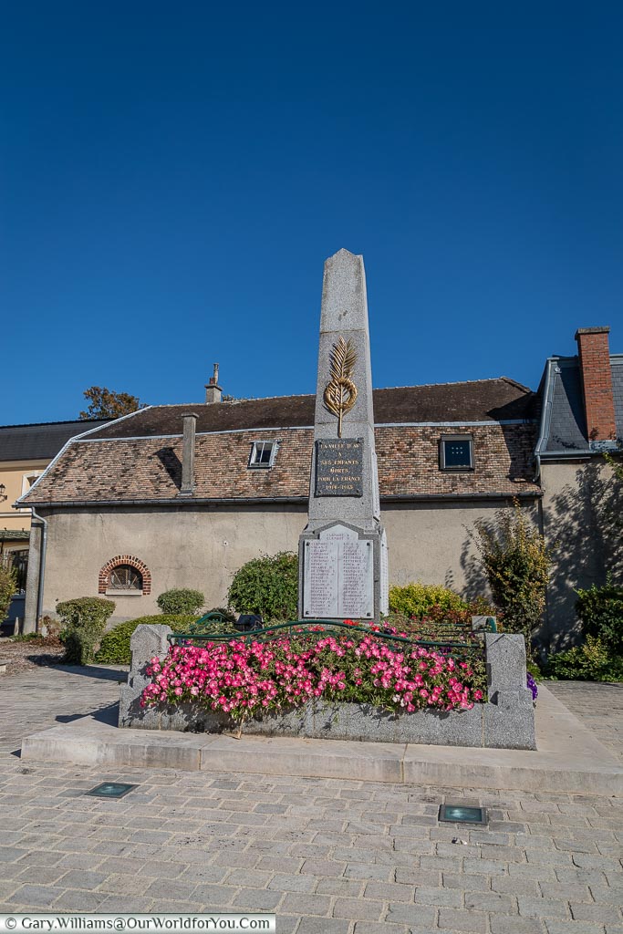 The War memorial, Ay, Champagne Region, France